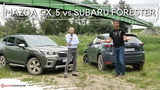 Mazda CX-5 vs Subaru Forester - który SUV powiększy Twoją rodzinę?