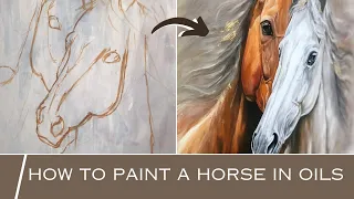 How to Paint a Horse in Oils | Tutorial | TIME-LAPSE