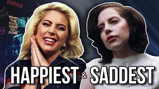 Lady Gaga - Happiest And Saddest Song on Each Album! (2023)