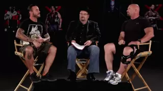 Tension boils over when CM Punk and Stone Cold Steve Austin talk WWE '13 (Official)