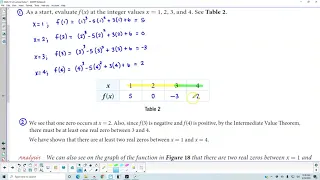 Math 10 5.3 Example 9 Using the Intermediate Value Theorem