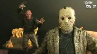 NECA Freddy Vs Jason Deluxe Boxed Set Part 2 | Video Review HORROR