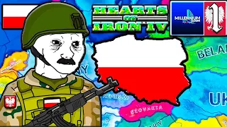 RISE OF POLAND! Hearts of Iron 4: Millennium Dawn Modern Day 1.9 Mod Update: Poland Gameplay #1