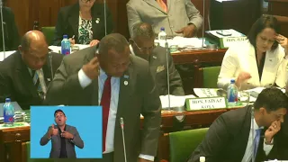Fijian Minister for Agriculture, question on the Ministry's Disaster Risk Management Response