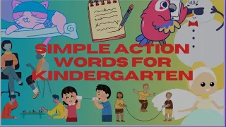 Action words introduce themselves for kindergarten@bowwowkidsTV-mg1ci