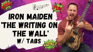 Iron Maiden The Writing On The Wall Guitar Lesson + Tutorial