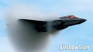 F-35 VAPORFEST!  Demo and Heritage Flight - Thunder Over Michigan 2021