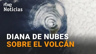 LA PALMA: La NASA capta una extraña DIANA de NUBES sobre el volcán | RTVE Noticias