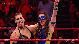 Rhea Ripley & Nikki A.S.H. VS Natalya & Tamina + Charlotte Flair Interview