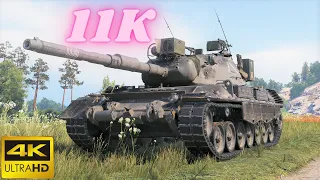 Леопард 1 - 11к урона 9 осколков World of Tanks,WoT