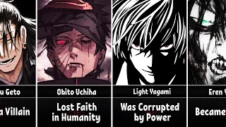 Anime Characters Who Turned into Villains