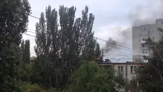 13.08.2015 пожар Николаев ул. Строилей 18Б