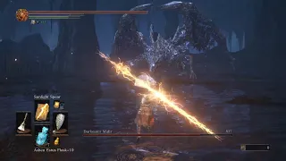 Dark Souls 3 : Sunlight Spear Vs Darkeater Midir Boss Fight (Dex/Faith Build)