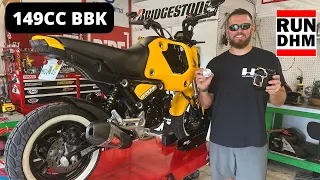 DHM 149CC Big Bore Kit Install For The 2022+ Honda Grom And Monkey