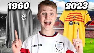 Unboxing A Football Mystery Shirt From Every Decade! (1960-2023)