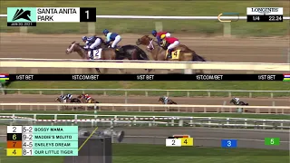 Maddie's Mojito wins Race 1 on Saturday, January 30th at Santa Anita Park.