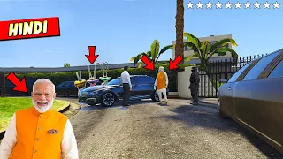 Cockroaches Stole Prime Minister's Car, Modi ji & Oggy  🌟 | GTA 5 Hindi | GGMonFire