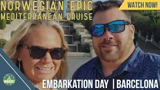 Norwegian Epic: Mediterranean Cruise | August 2023 | Embarkation Day | Cruise Vlog