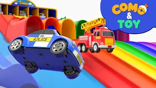 Como | Colors with Vehicles + More Episodes 20min | Learn colors and words | Como Kids TV