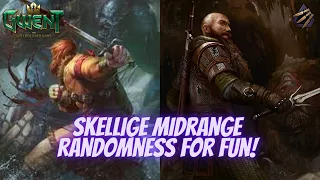 GWENT | Experimental Skellige Midrange And Randomness Deck 11.6 | Wild Kambi Appeared!