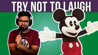 Try Not to Laugh at Tiktok MEMES  Challenge with Mickey Mouse Puppet  @HassanKhadair