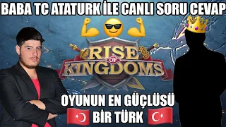 OYUNUN EN GÜÇLÜSÜ BİR TÜRK BABA TC ATATÜRK İLE CANLI - Rise of Kingdoms