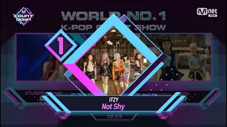 ITZY NOT SHY 5TH WIN