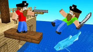 Playing MINECRAFT As A PIRATE! (mod)