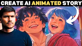 How to make story video for YouTube with ai || AI Cartoon Video Kaise Banaye Free || Ai Animation