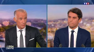 🔴 Gabriel Attal, ministre de l'Éducation nationale, invité du 20H