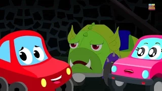 prepare for fright again | little red car | scary car rhymes for kids