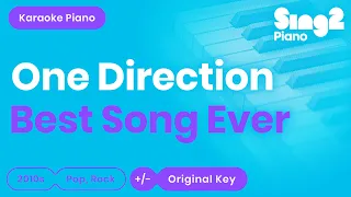 One Direction - Best Song Ever (Piano Karaoke)