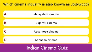 Indian Cinema Quiz | India GK Questions For Competitive Exams | GK Quiz