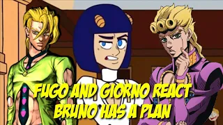 Fugo And Giorno React To Bruno Has A Plan JJBA Parody By ARINSMIND