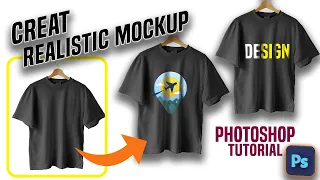 T-shirt mockup in photoshop | How to create t-shirt mockup in photoshop | photoshop tutorial