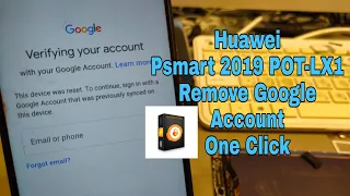 Huawei PSmart 2019 /POT-LX1/. Remove Google Account, Bypass FRP. Unlocktool.