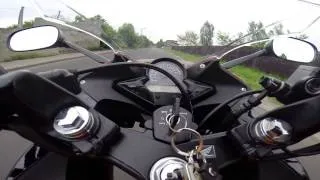 Honda CBR 125 Repsol (2012) 0-100 km/h - GoPro Hero 3+