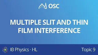 Multiple slit and thin film interference [IB Physics HL]