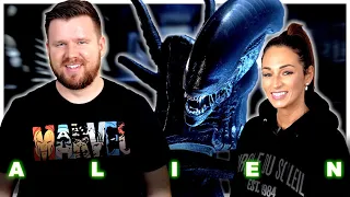 My wife watches ALIEN (1979) for the FIRST time || Movie Reaction