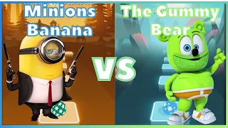 Minions Banana vs The Gummy Bear - Tiles Hop