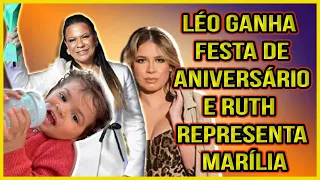 LEO  vai ganhar festa e D.RUTH representa a filha MARÍLIA MENDONÇA #marília mendonça #Léo