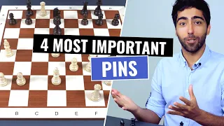 The 4 most important Pins in Chess | Chess Tactics | IM Alex Astaneh