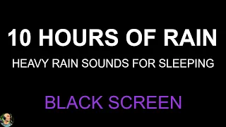 10 Hours of Heavy Rain Sounds For Sleeping, Very Heavy Rain NO THUNDER Black Screen by Still Point