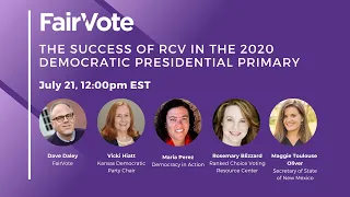 Webinar: The Success of RCV in the 2020 Democratic Presidential Primary