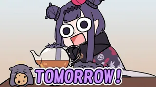 ＴＯＭＯＲＲＯＷ ! | hololive animation ina meme tomorrow