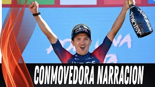 CONMOVEDORA narración de la Victoria de Richard Carapaz en la etapa 14 de la Vuelta España