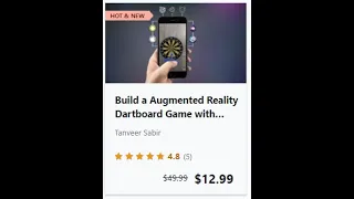 Udemy Complete Unity Augmented Reality (AR) Development Course 2021 - Promotion 3
