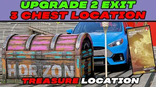 Upgrade 2 Exit - 3 CHEST Location Forza Horizon 5 - How to Complete |  How to Upgrade Ford Focus RS