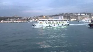 On a ferry from Europe to Asia - Istanbul, Turkey