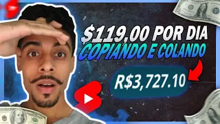 $119 p/ dia Ganhe Dinheiro Copiando e Colando Shorts no YouTube - Copie e Cole e Ganhe Dinheiro